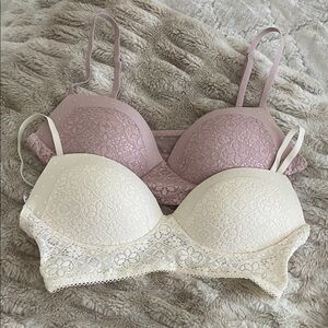 Victoria’s Secret lace bralettes